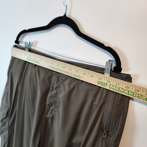Clothing Arts P*Cubed Pick Pocket Proof Travel Pants Cargo Zip Pockets 16 PETITE - Picture 6 of 8